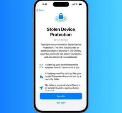海珠苹果授权维修店分享被盗设备保护功能开启方法 