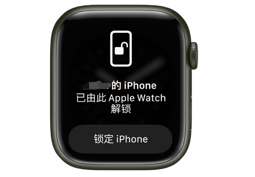 海珠苹果手机维修分享用 AppleWatch 解锁配备面容 ID 的 iPhone方法 