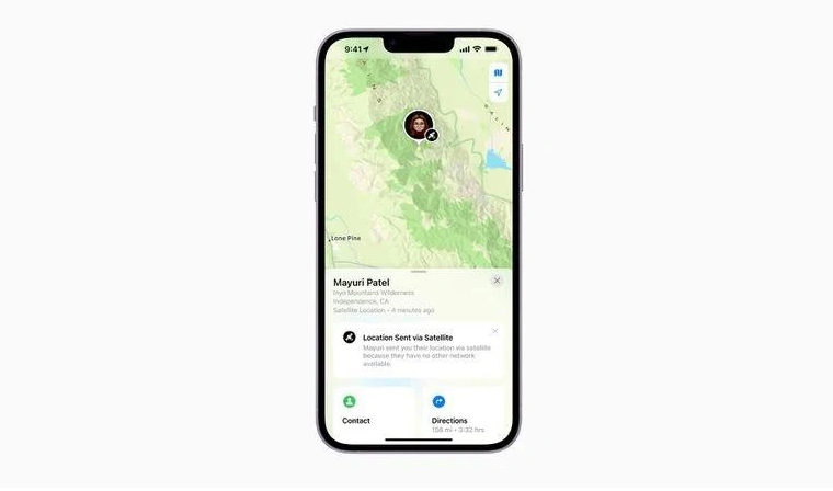 海珠苹果14维修分享iPhone14系列中 FindMy功能通过卫星分享位置方法教程 